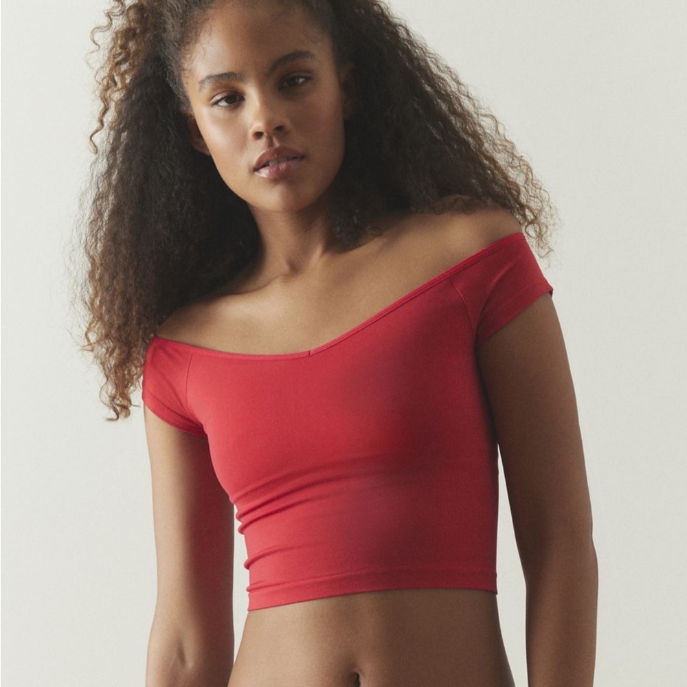 UO Ballet Off-The-Shoulder Top